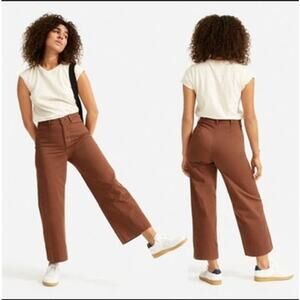 Everlane Women's Wide Leg Pants in Brown